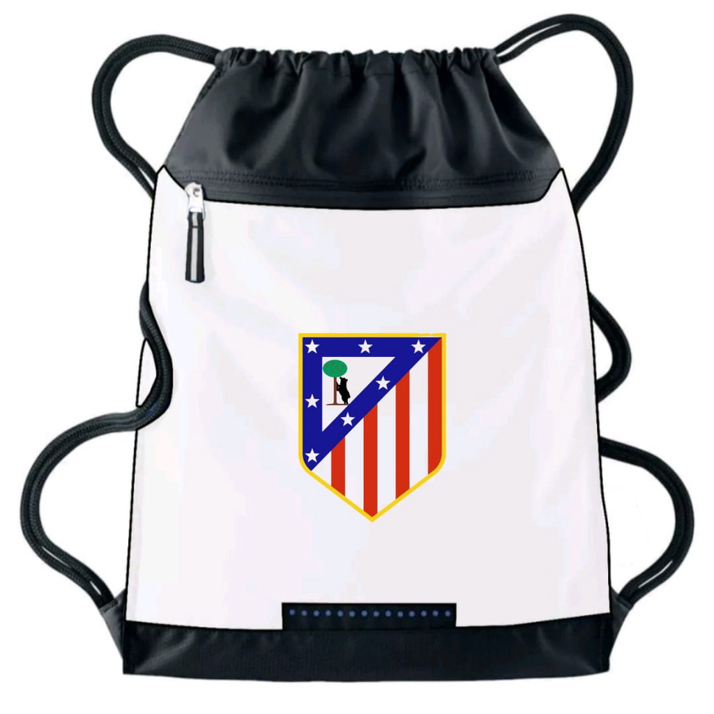 Tas serut Olahraga Gymsack Sepak bola - Tas serut Waterproof Atletico Madrid