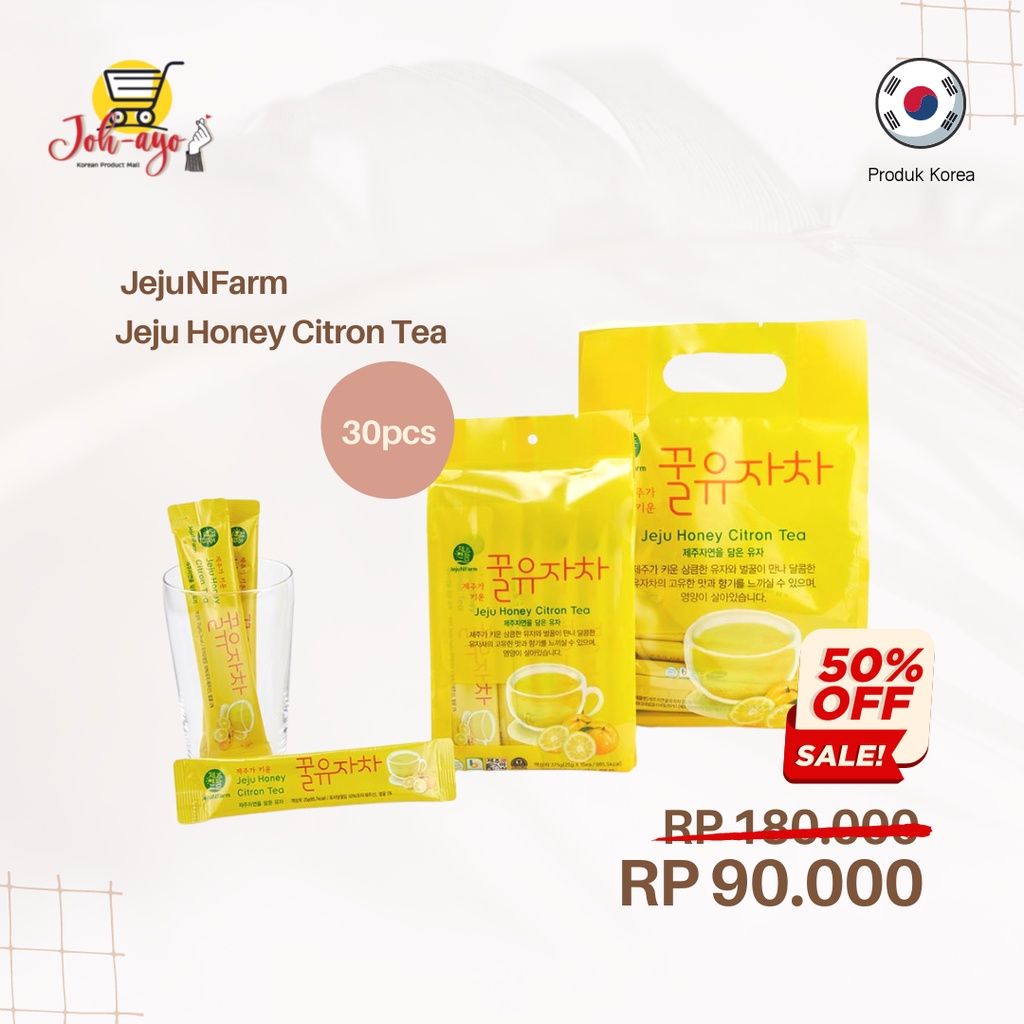 

JejuNFarm Honey Citron Tea 750g (30ea)