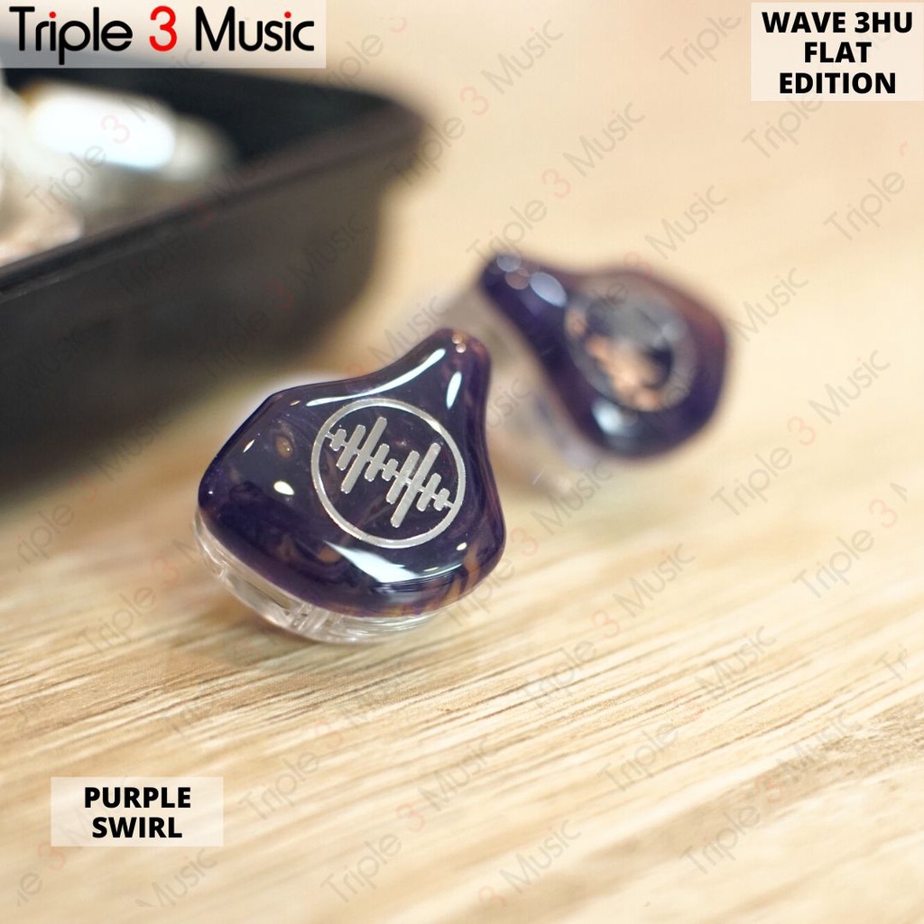 WAVE3HU wave 3HU IEM Flat Edition in ear monitor panggung triple drivr