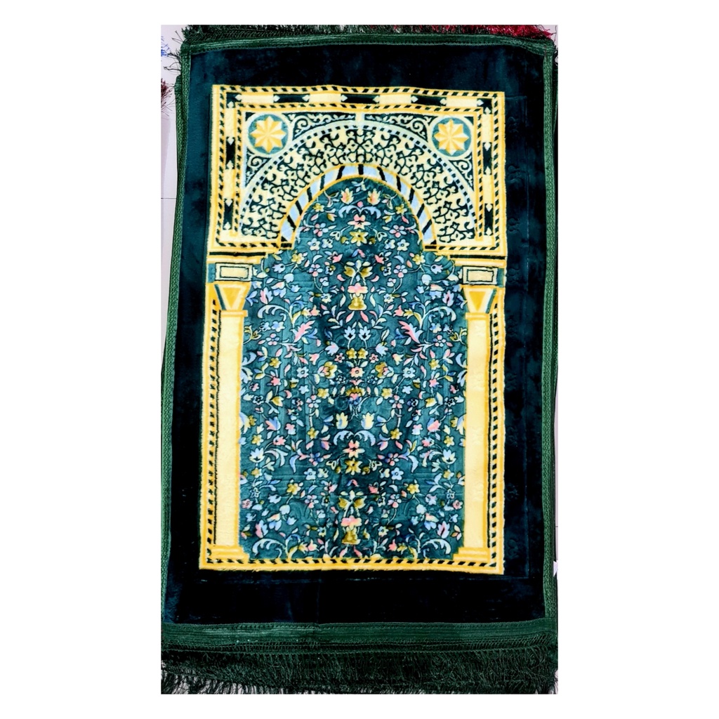 Sajadah Turki Tebal Premium Sejadah Import Anti Slip Busa Bludru Perlengkapan Sholat Prayer Mat