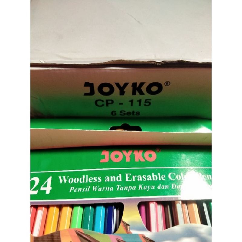 

Joyko Pensil Warna Panjang 24 Bisa Di Hapus( 1 Box/ 6 set)