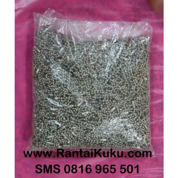 Tagging Jual Rantai Kuku Hangtag Label Warna Silver Nikel Isi 1000