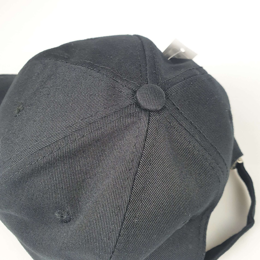 Topi Baseball Polos - xx2 - Black with White Side