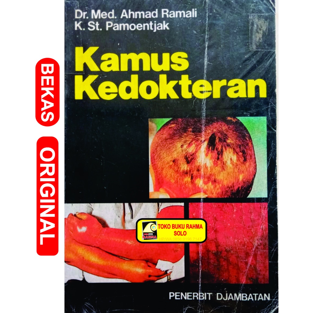 KAMUS KEDOKTERAN Ahmad Ramali Pamoentjak Penerbit Djambatan Kode BL-661 Asli Original Ori Bekas lawa