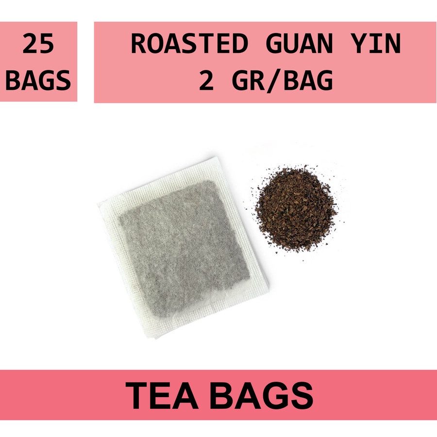 

Tea Bag - Roasted Guan Yin Oolong Tea / Teh Oolong Panggang - 25 PCs