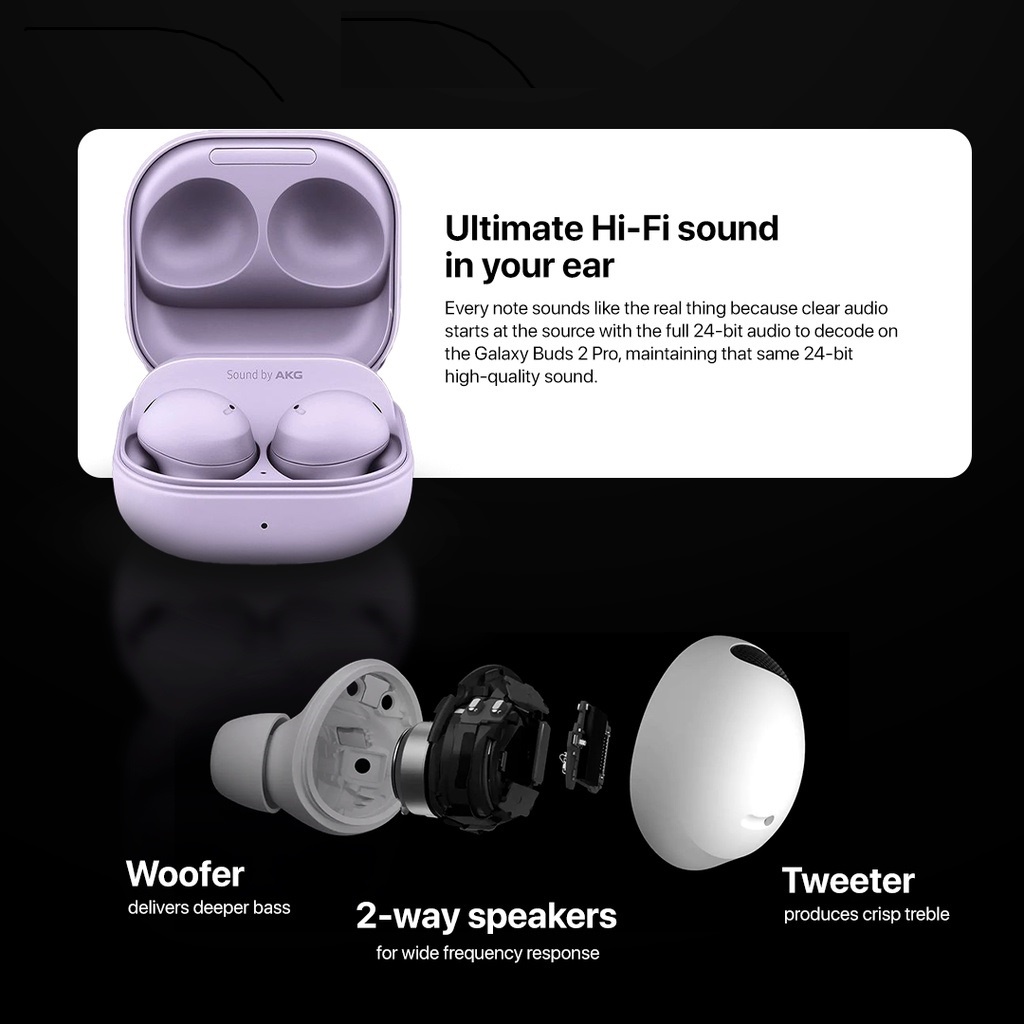 Galaxy Buds 2 Pro Wireless Earphone Earbuds Headset Bluetooth