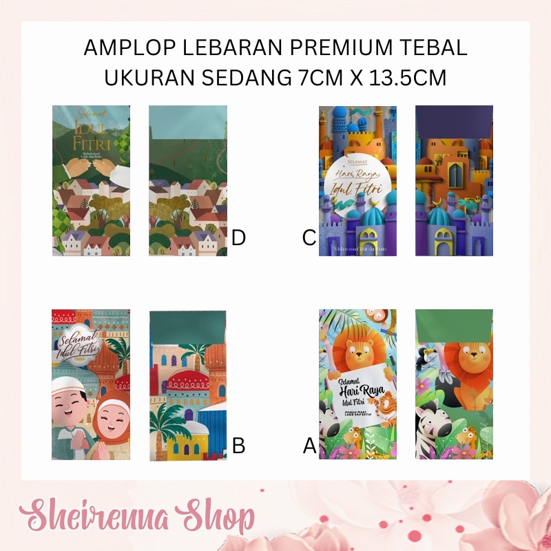 

[4 Motif] Amplop Lebaran 2023 | Amplop Premium | Amplop Sedang