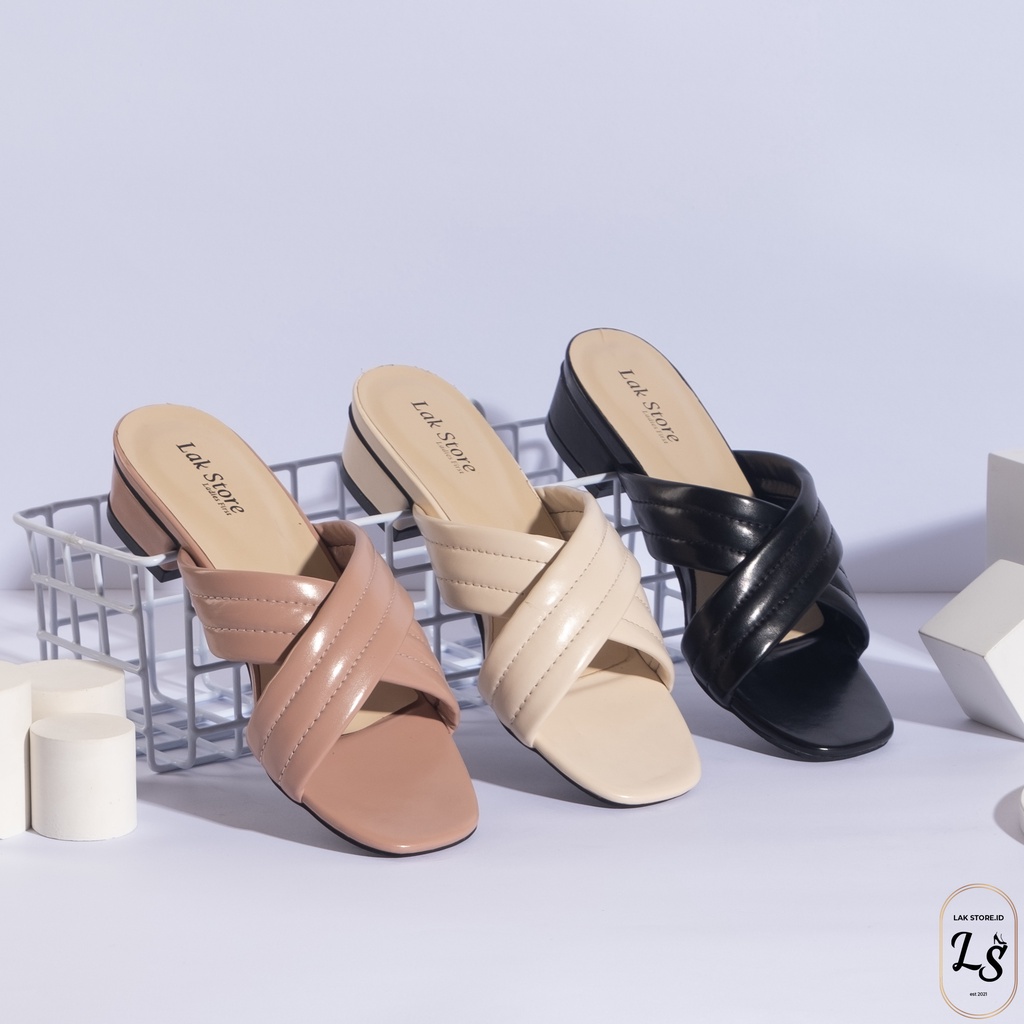 sandal heels wanita raissa /hak 3cm / sandal heels / sandal wanita