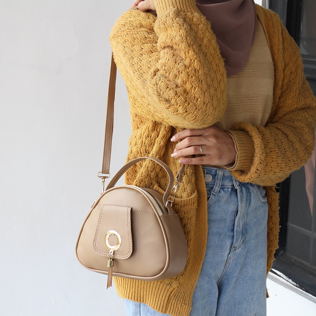 Luna Aura Slingbag Wanita Ring Rumbay 3 Ruang Tas Slempang Wanita Terbaru Tas Lucu &amp; Imut Tas ootd