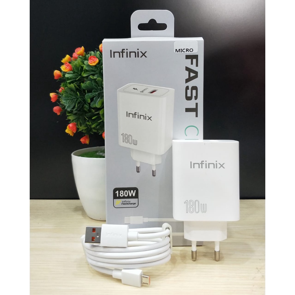 Charger infinix 180 Watt flash charging original micro type C infinix 180W BY,MINIGO