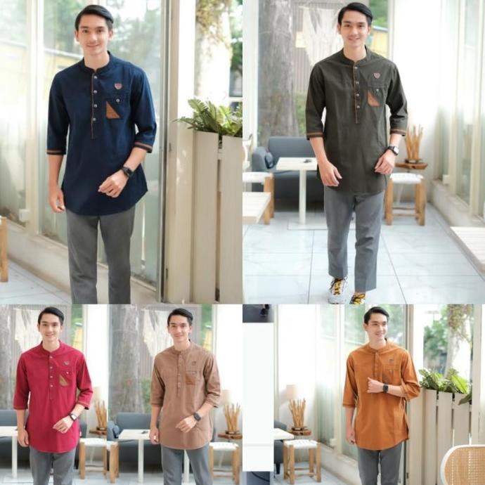 BAJU KURTA PRIA / BAJU KOKO PRIA / BAJU MUSLIM PRIA N.2 H84565YH