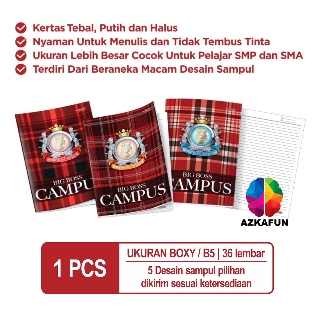 

Buku Tulis BIG BOSS CAMPUS (satuan)
