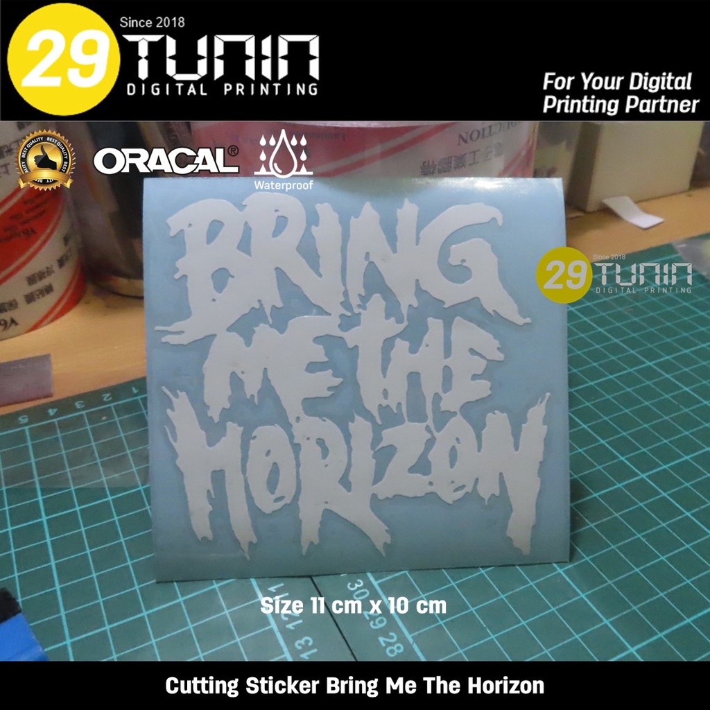 Sticker Stiker Cutting Band Bring Me The Horizon