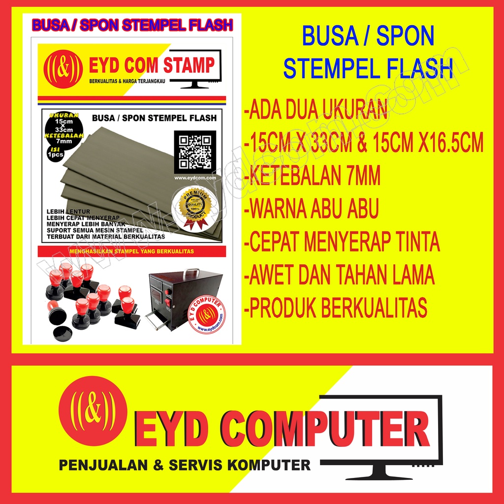 

BUSA SPON STEMPEL FLASH WARNA OTOMATIS SPONS KARET STAMPEL FLAS BAHAN GABUS STAMP KILAT