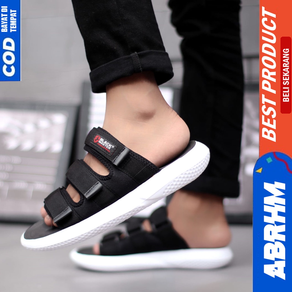 Sandal Slide Pria Sendal Selop Pria Distro Original Abrhm Gista