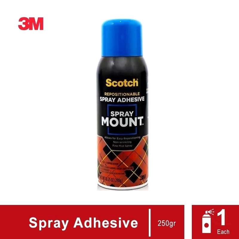 Ktmstore Scotch 3M Lem Semprot Daya Rekat Kuat Spray Mount 10.25 Oz 6065