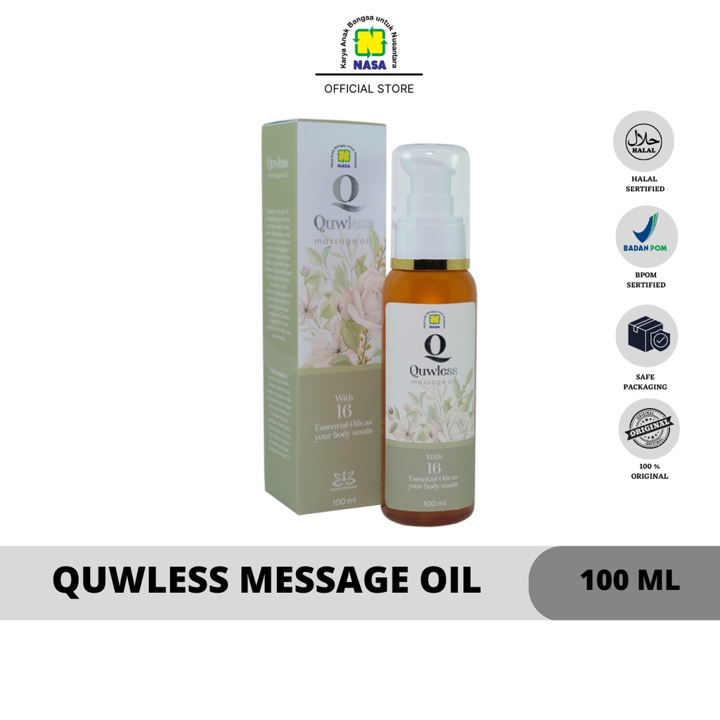 Quwless Massage Oil Aromatherapy Nasa