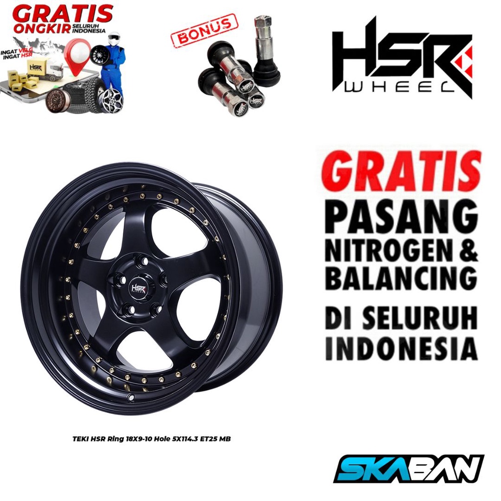 VELG MOBIL RING 18 TEKI HSR R18X9/10 H5X114,3 ET25 MB