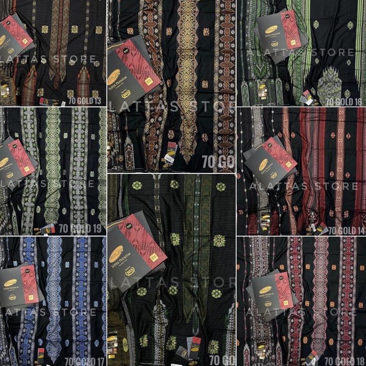 PRODUK TREND Z95 Sarung Atlas Jaquard Songket Super Premium 945 955 920 MOTIF BHS GOLD ORIGINAL げ