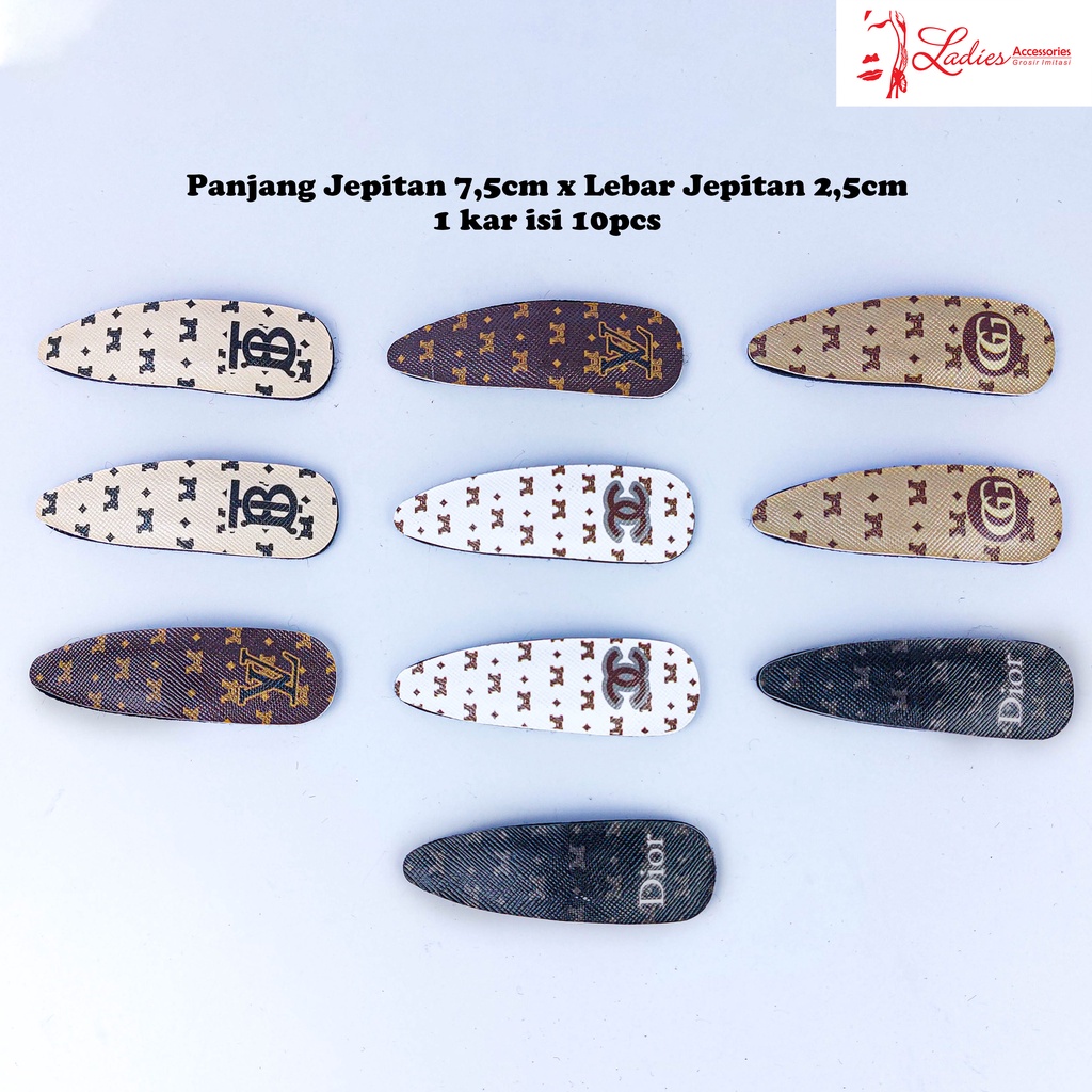 Jepitan Dewasa Branded 1 Kar (Isi 10 Pcs) 5 Model ( JP09 )