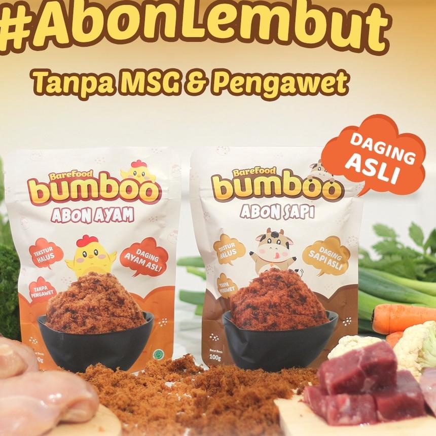 

❄ BUMBOO Abon Asli - Tekstur Lembut MPASI Si Kecil - Sumber Protein - Tanpa MSG - Tanpa Pengawet ™