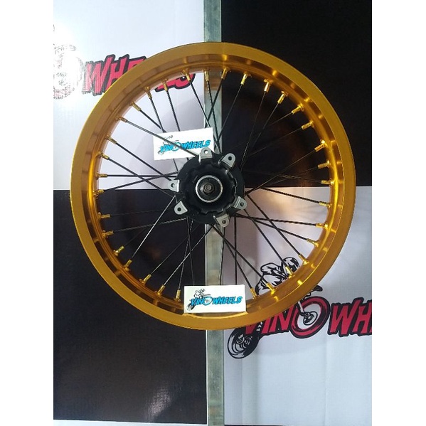 Velg supermoto KLX 150 CRF 150 wheelset supermoto paket hemat velg supermoto klx150 bf150 dtracker15