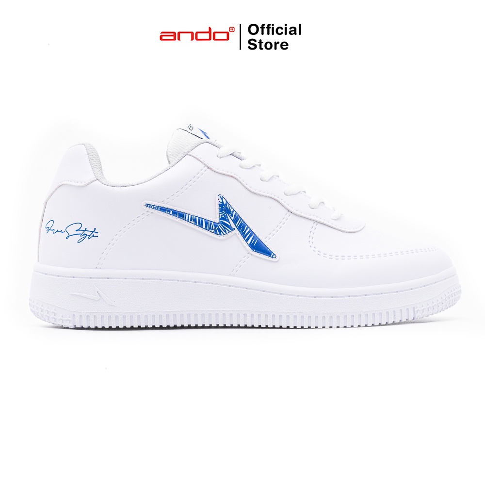 Ando Official Sepatu Sneakers Curtiz Pria Dewasa - Putih/Biru