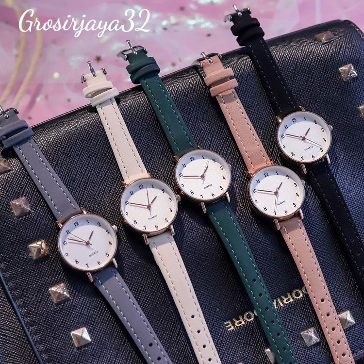 Jam tangan wanita kalep Cessy analog watch Korean style