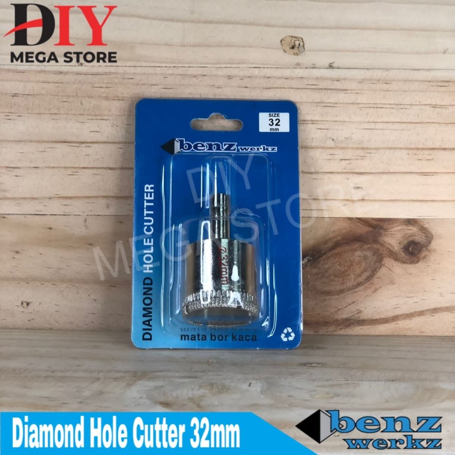 Diamond hole cutter 32mm mata bor kaca mata bor intan 32 mm benz werkz