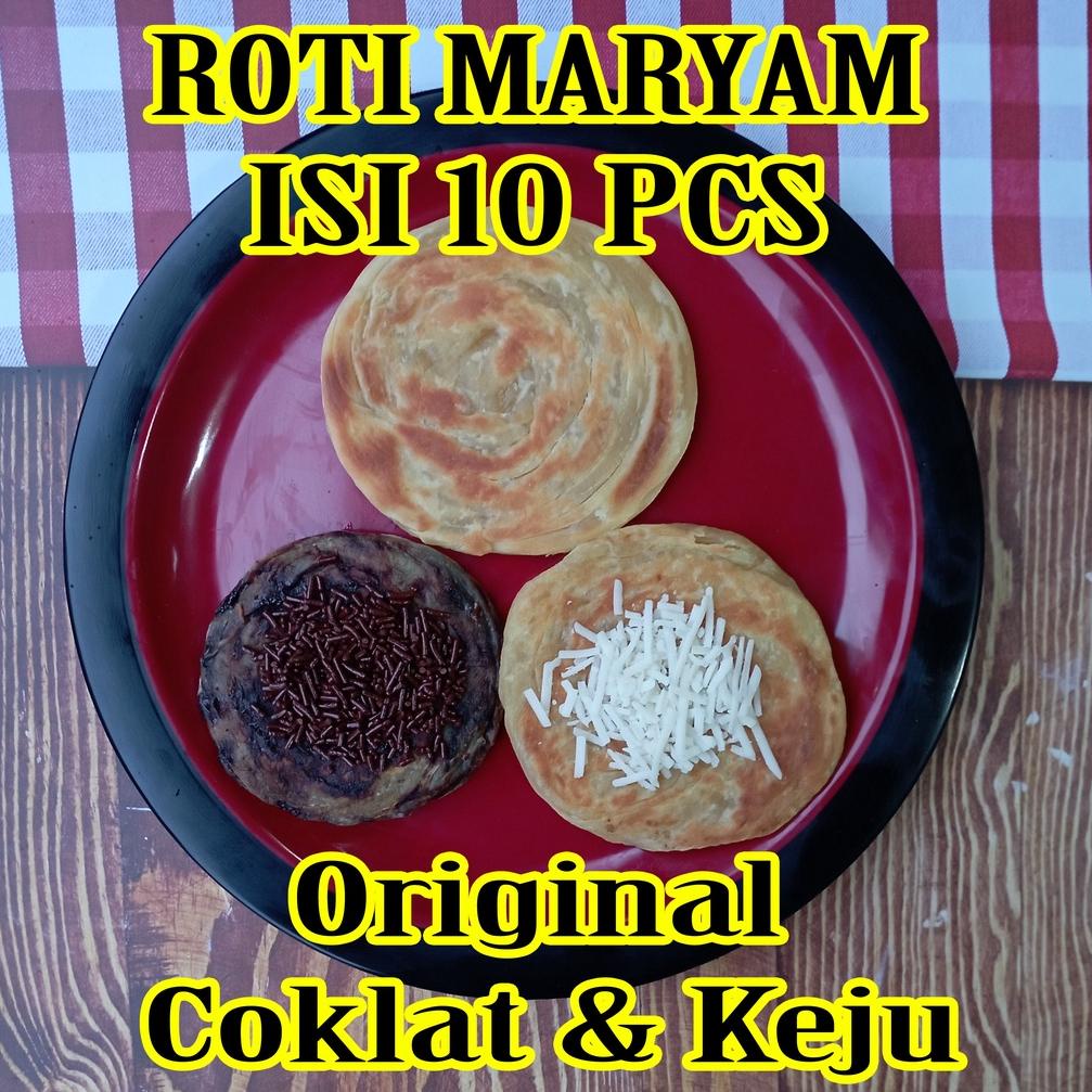 

9.9 Brand Roti Maryam Original Coklat Keju Isi 10 Pcs Zilky Frozen Cane Canai Mariam Mariyam Prata Pratha Paratha Parata Pipih Flat Bread Beku Konde Tawar Kenyang Bukan Isi 5 20 Murah