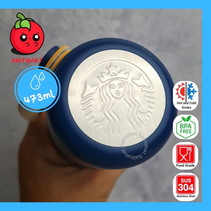 Starbucks Tumbler Strap Grande Termos Air Panas Dingin Stainless Ls19 #Original