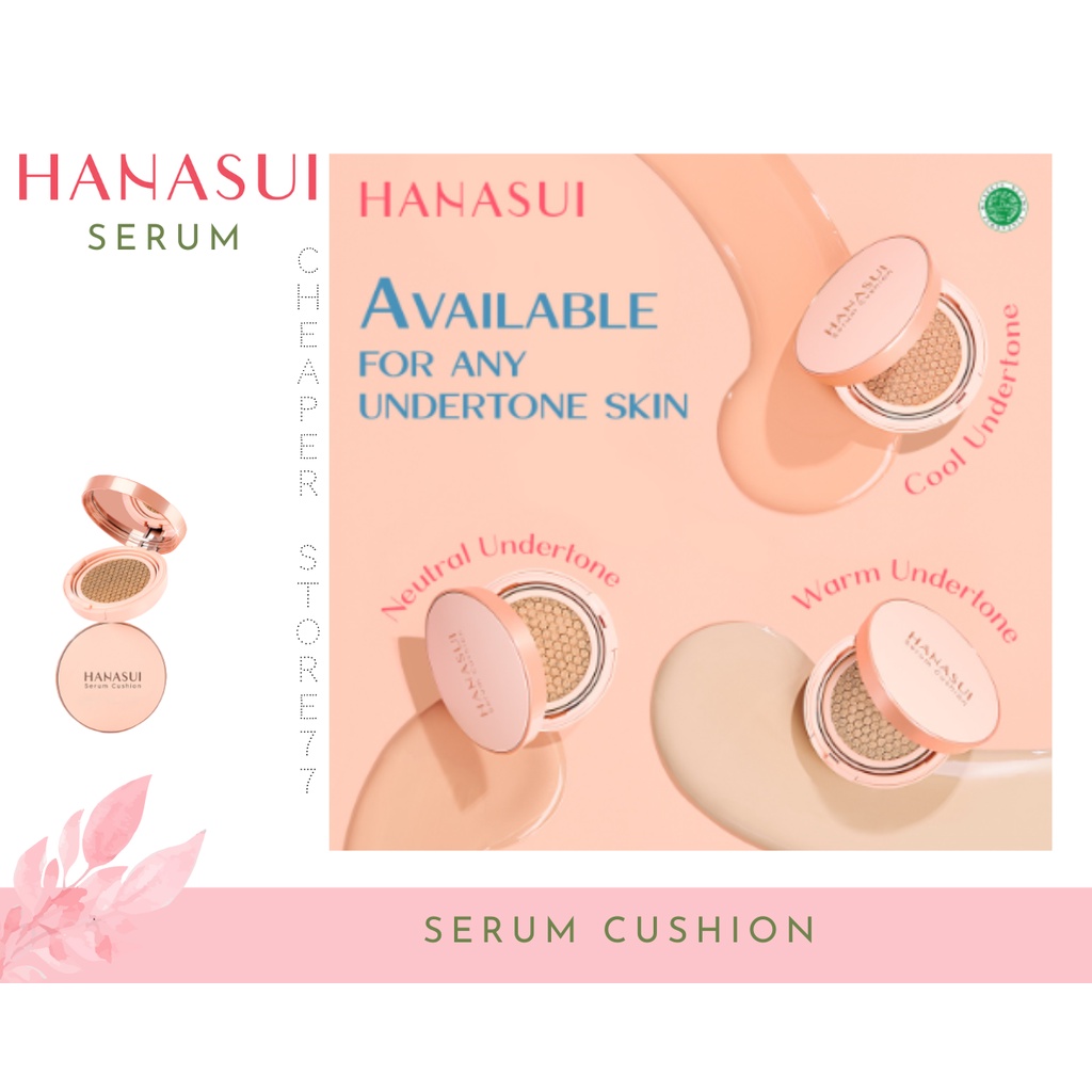 HANASUI -  CUSHION 15gr - SERUM CUSHION - 10 VARIANCE SHADE