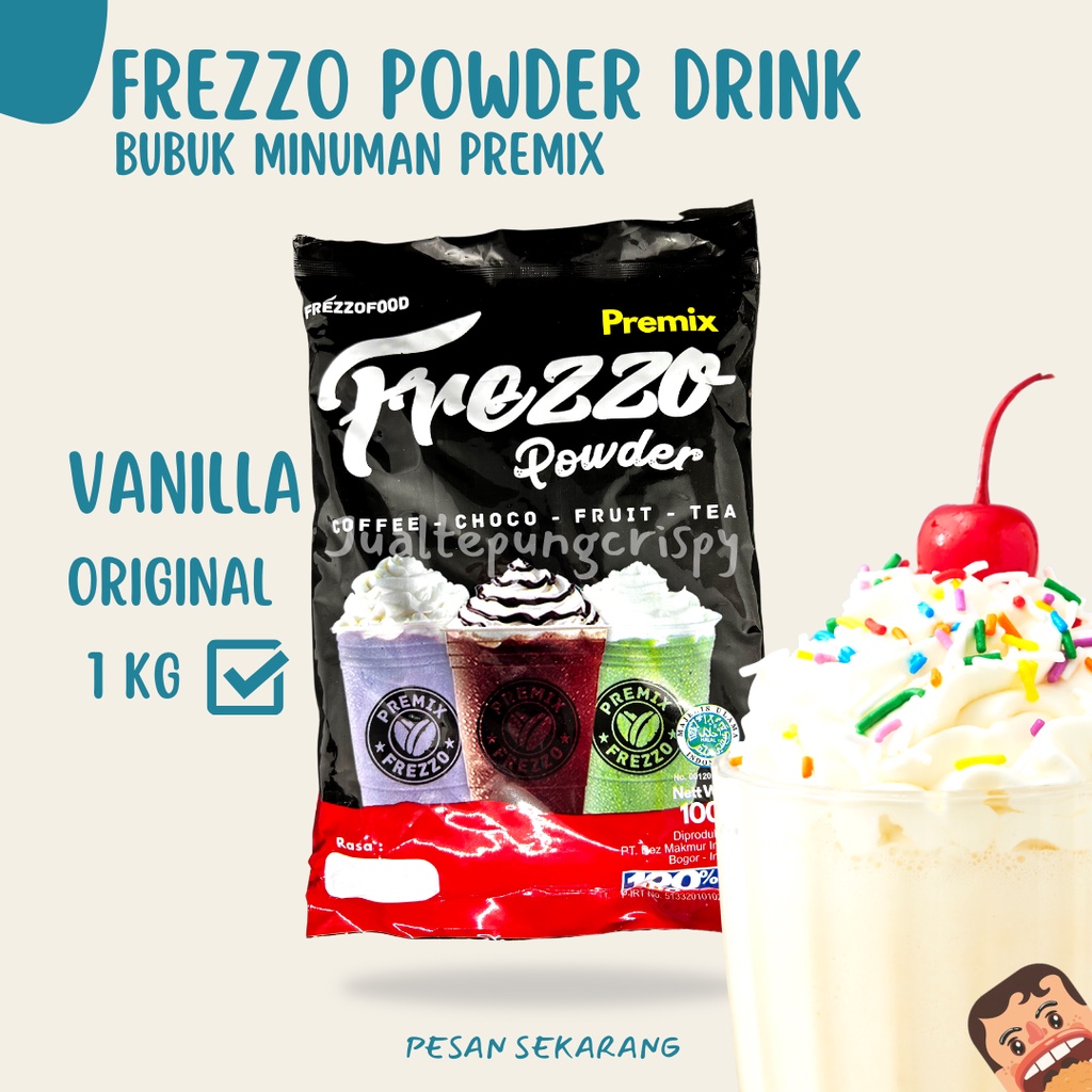 Frezzo Bubuk Minuman Rasa Vanilla / Vanilla Powder 1 Kg