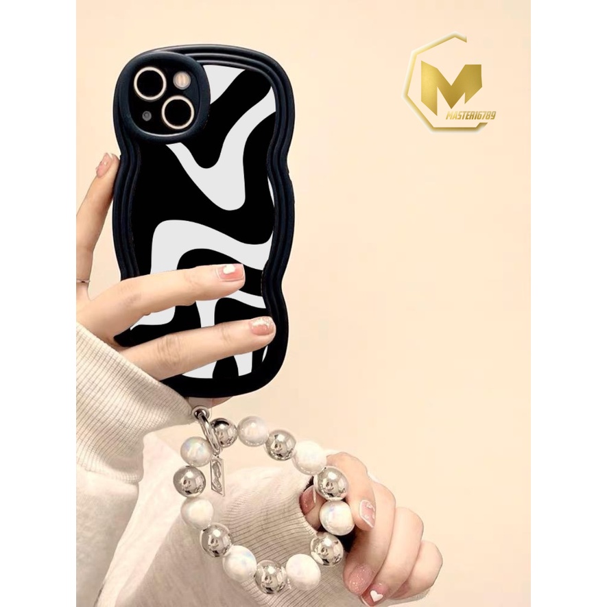 GC19 SOFTCASE TPU MOTIF ZEBRA GELANG SILVER FOR IPHONE 6 6+ 7 8 7+ 8+ X XS XR XS MAX 11 12 13 14 PRO MAX MA4072