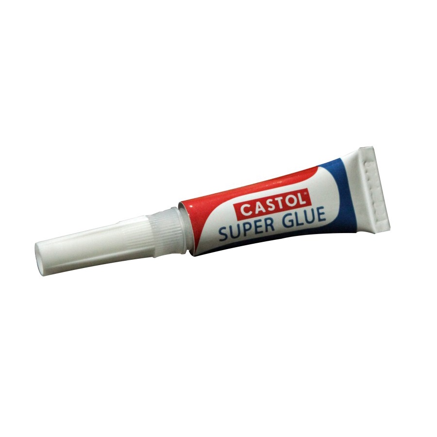 

CASTOL SUPER GLUE 3GR LEM PORSELIN PLASTIK LOGAM KARET KACA SERBAGUNA DAYA REKAT TINGGI UKURAN