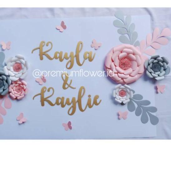 ❉ Paper flower / bunga kertas / dekorasi dinding / backdrop paper flower ➦