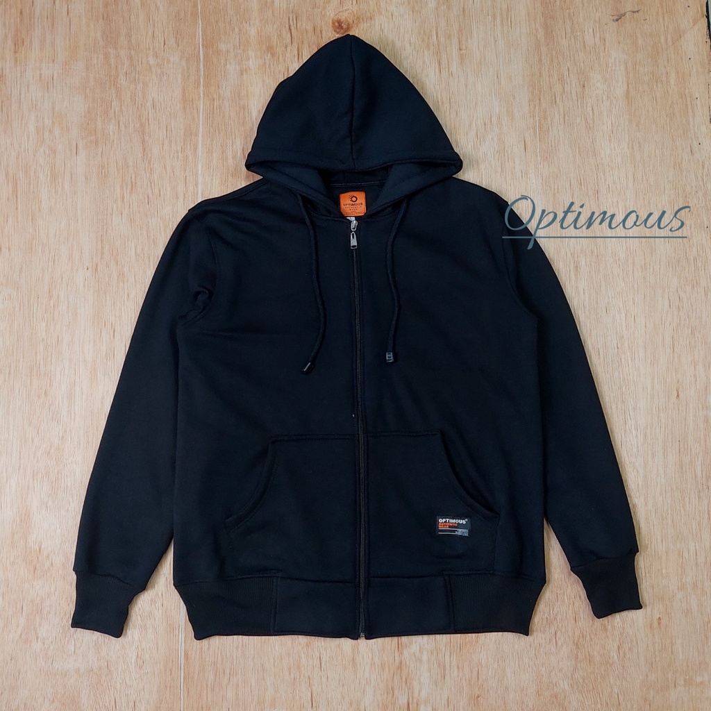 hoodie zipper resleting polos tebal premium pria wanita sweater