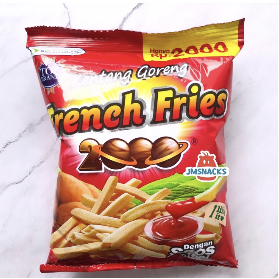

[GROSIR!!] French Fries 2000 BESAR 1 DUS isi 40 PCS x 16gr - grosir nikmat kentang murah diskon