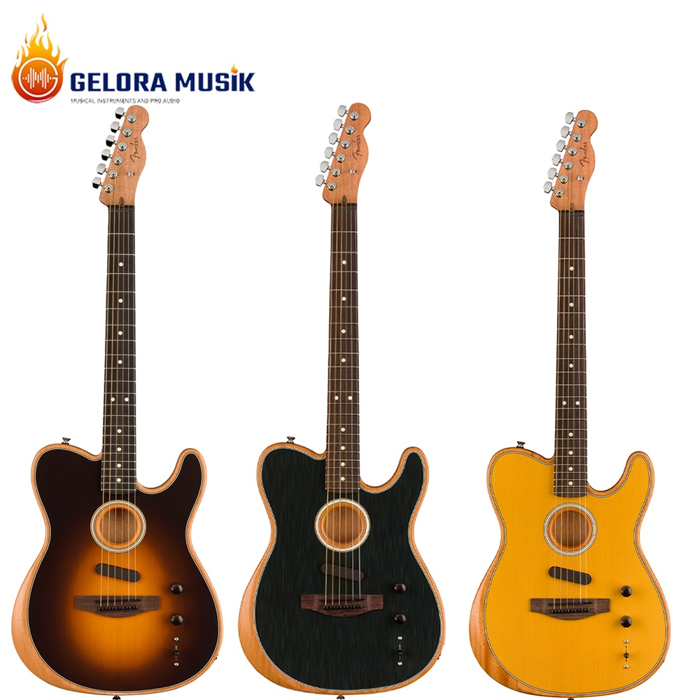 Gitar  Akustik Elektik Fender Acoustasonic Player Telecaster
