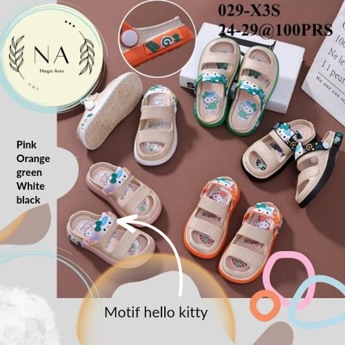 Sandal anak perempuan jelly import 029-X3S ( 24-29 )