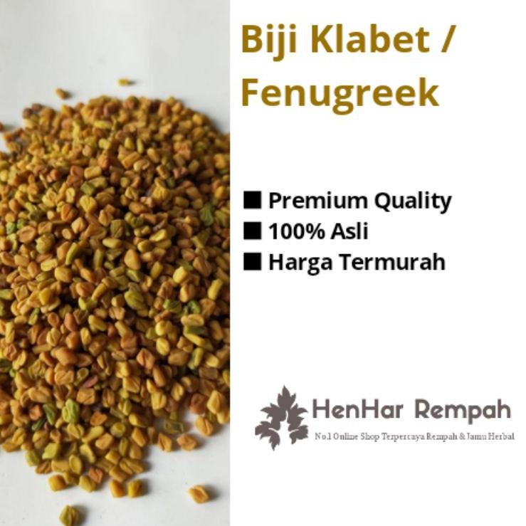 

Spesial [1 Kg] Fenugreek / Biji Klabet / Methi Seeds / Halba / Hulbah
