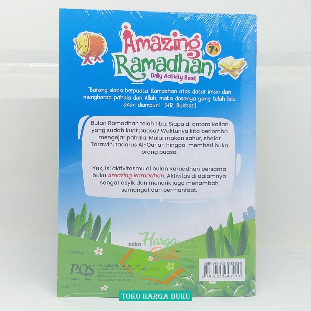 Amazing Ramadhan Daily Activity Book Usia 7+ Buku Anak Puasa Romadon Ramadan Penerbit Pustaka Quran Sunnah PQS