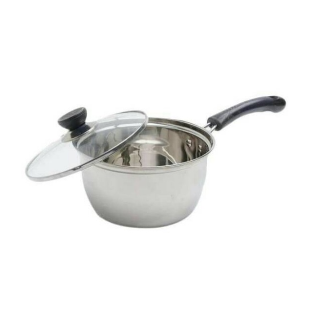 [BISA COD] PROMO Panci Susu Dengan Tutup Stainless Tebal Serbaguna Berkualitas Panci Rebus Panci Mie Panci Kukus Panci Susu Panci Stainless Murah Terjangkau