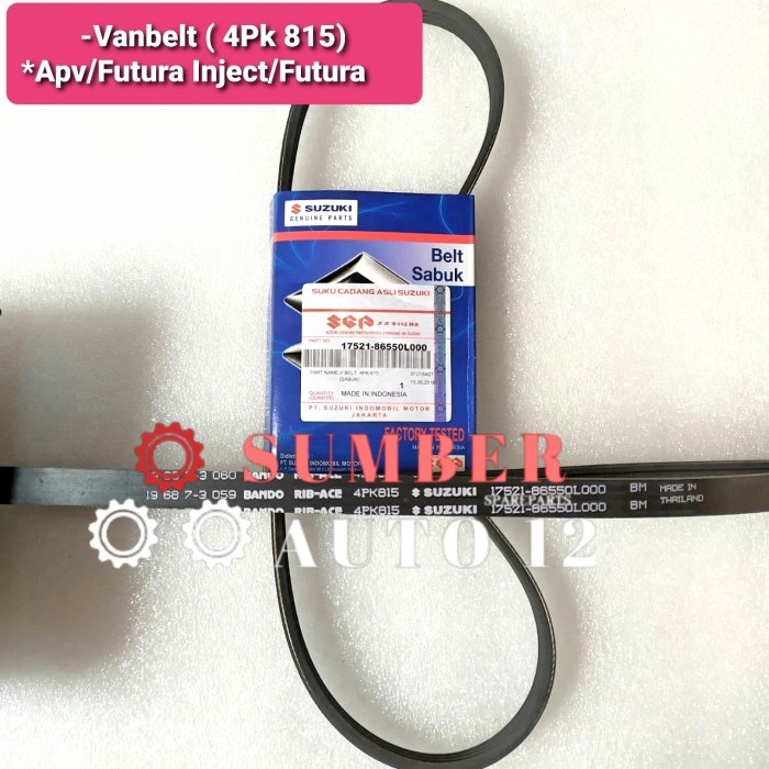 Van belt tali kipas suzuki Apv/Futura/Futura injeksi