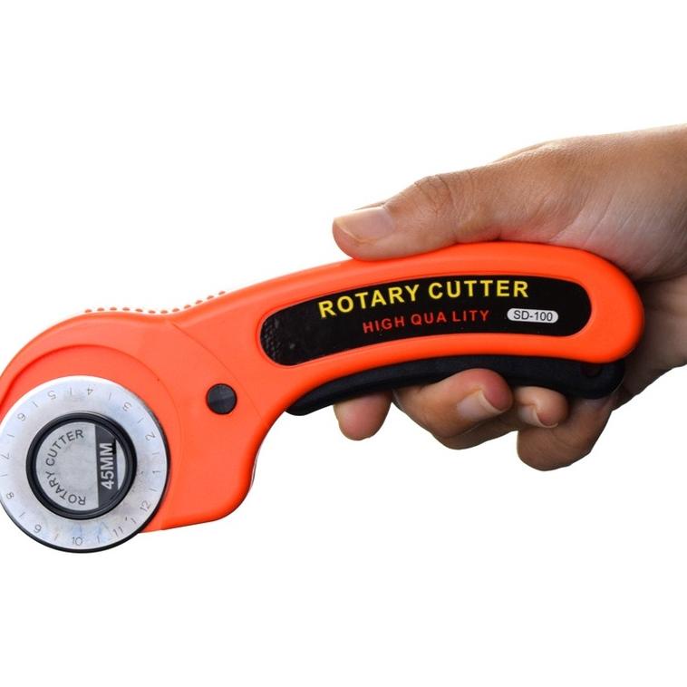 

Buy here Alat Potong Bahan Kain Rotary Cutter 450mm ZRM