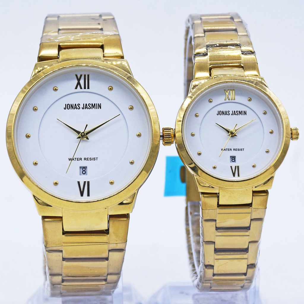 JAM TANGAN COUPLE JONAS JASMIN JJ-3105M JJ-3105L JJ3105 ORIGINAL