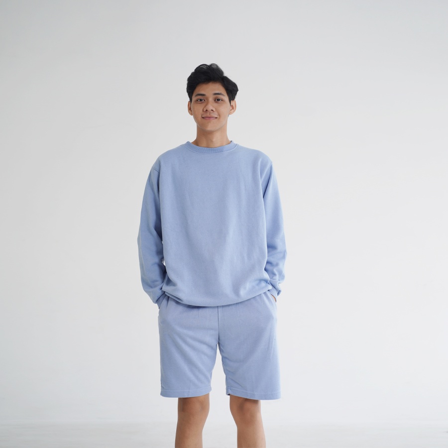 HOODIE GOODIE Short Pants Dusty Blue