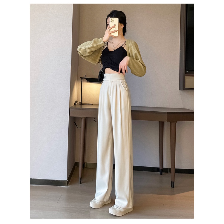 highwaist kulot kekinian terbaru celana bahan wanita import