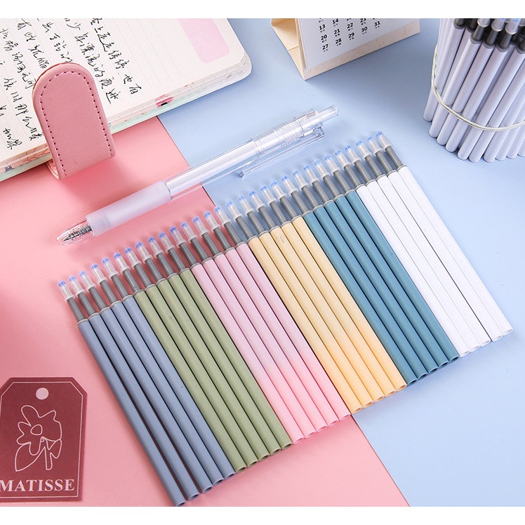 

[DZ] ST595 - Refill Tinta Pulpen Mekanik Tip 0.5mm Warna Pastel Morandi
