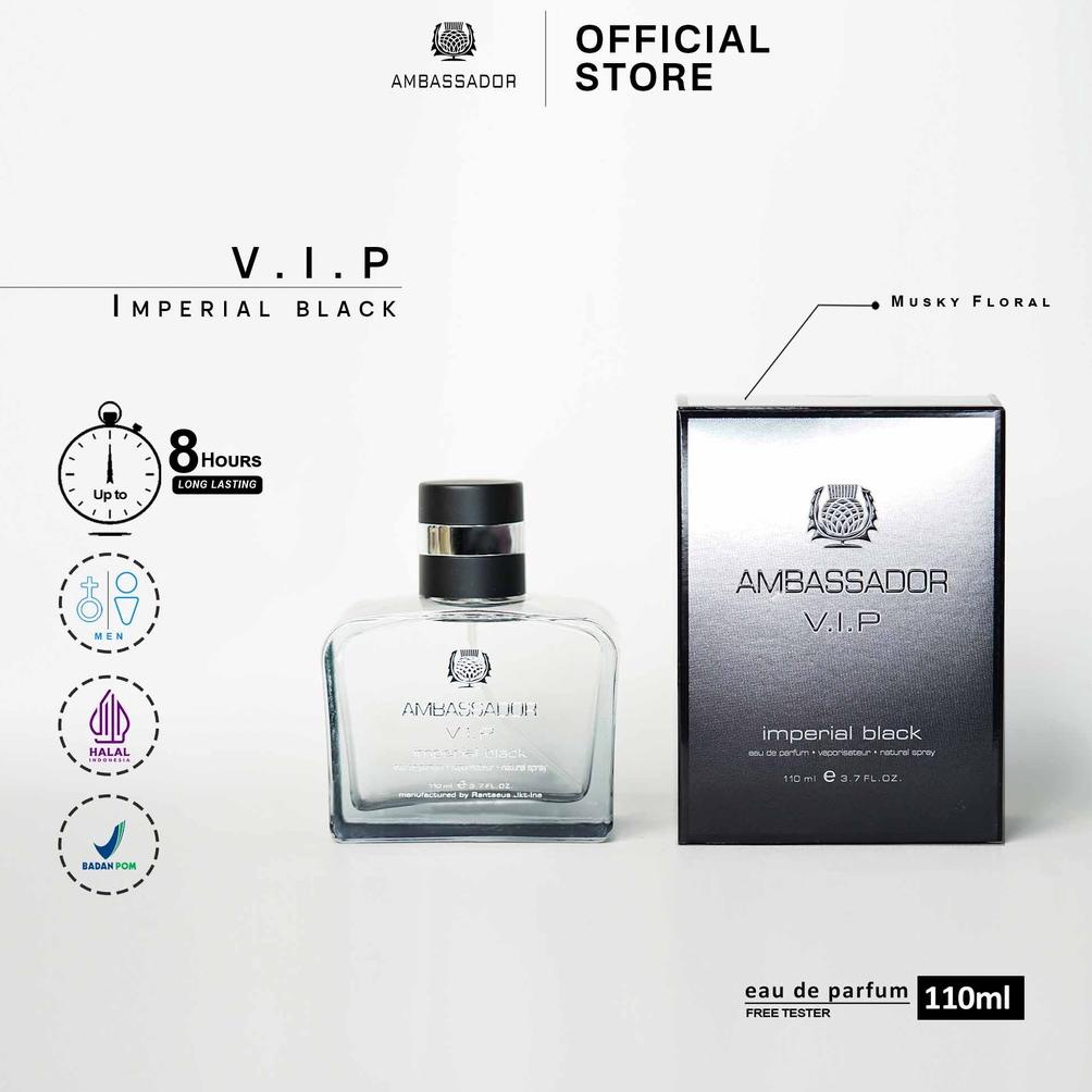 Murah Ambassador Parfume VIP Exclusive Black - 110ml Non COD